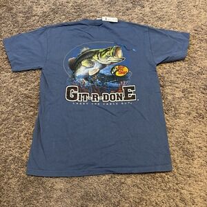 Larry The Cable Guy Git R Done Bass Pro Shops Bow Hunting Shirt Size Medium M